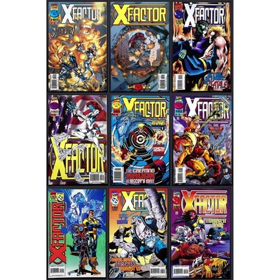 Marvel Comic Book X Factor 9x Lot 113, 114, 118, 120, 124, 125, 127, 129, 130 VF