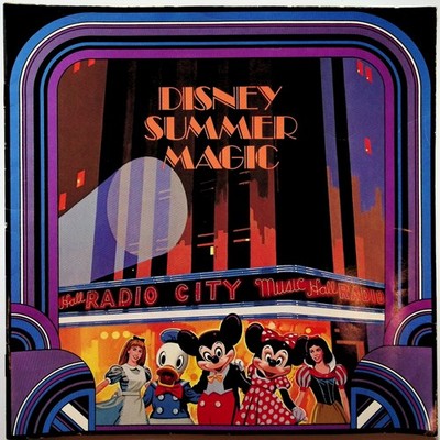 Vintage Disney Summer Magic Program 1980s Radio City Alice Mickey Minnie Donald