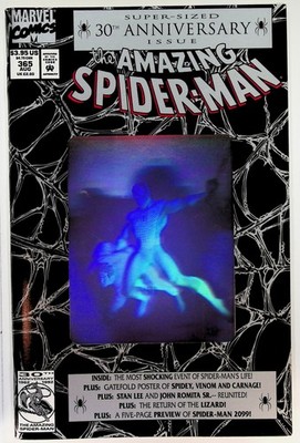 Vintage Amazing Spider-Man #365 Hologram Cover 2nd cameo app. Spider-Man 2099