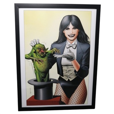 Zatanna Framed 12x16 Comic Cover Art by Brian Bolland | DC Comics