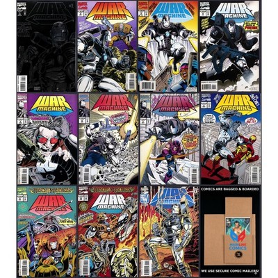 Marvel Comic 11x Lot War Machine #1-11 James Rhodes Iron Man Cable
