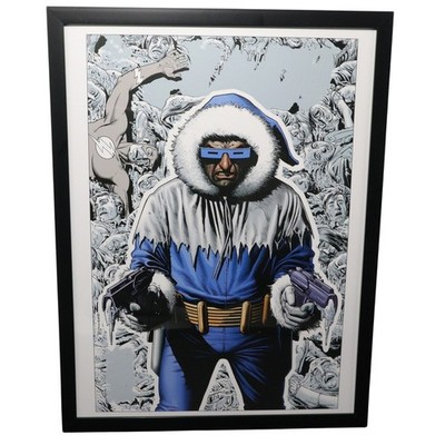 Captain Cold Framed 12x16 Comic Cover Art by Brian Bolland | DC Comics