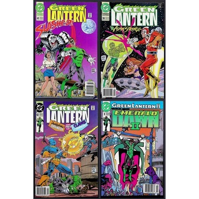 Green Lantern 38 41 42 & Emerald Dawn II 4 5x Newsstand Lot Deathstroke Strange