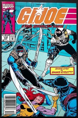 Vintage Marvel Comics G.I. Joe A Real American Hero #119 Newsstand Comic Book