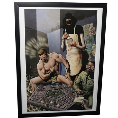 Doom Patrol Framed 12x16 Comic Cover Art by Brian Bolland | DC Comics