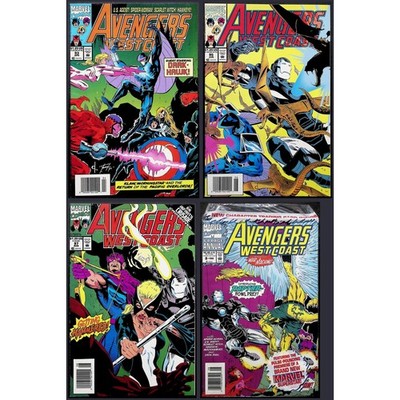 Avengers West Coast #93 #95 #97 Annual #8 Newsstand Lot War Machine Marvel 1993