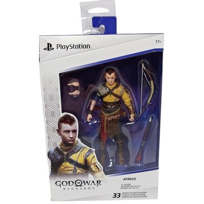 God of War Ragnarok Atreus 6 Inch Action Figure PlayStation 33 POA Bow Arrow
