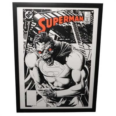 Superman #422 Framed 12x16 Comic Cover Art by Brian Bolland | DC Comics