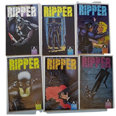 Ripper #1-6 Complete Set Eclipse Comics 1989 Horror Indie 6x Comic Lot