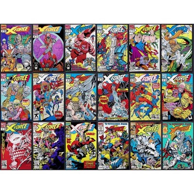 X-Force #1-18 #20-25 24x Comic Book Lot Deadpool Cable Fatal Attractions Marvel