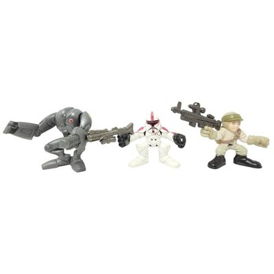 Star Wars Galactic Heroes Figure Lot - Clone Trooper, AT-RT, Rebel Hoth