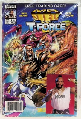 Vintage Mr T and The T-Force Comic Book Issue 2 1993 Now Comics Trading Card