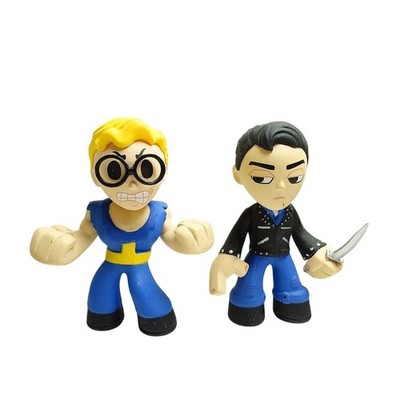 Fallout Vault Boy Action Figures Set of 6 Collectible Gamer Video Game Toys Seri