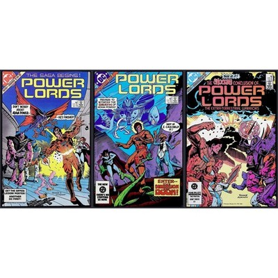 Power Lords #1 2 3 Complete Limited Series Mark Texeira DC Comics 1983 Lot