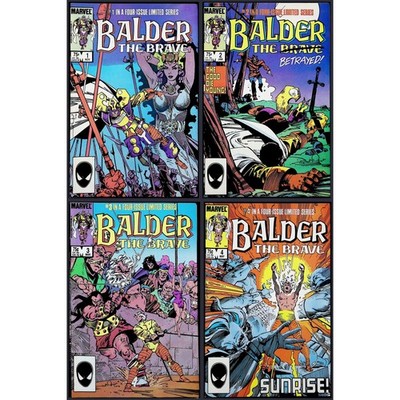 Balder the Brave #1 2 3 4 Complete Limited Series Walter Simonson Marvel 1985
