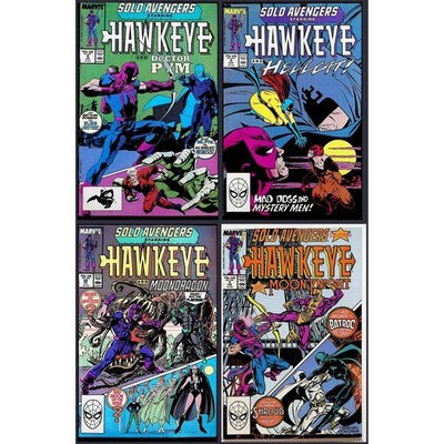 Solo Avengers #3 8 9 20 Hawkeye Moon Knight Hellcat Doctor Pym Marvel 4x Lot