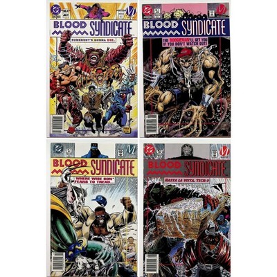 Milestone Comics Blood Syndicate #3 4 5 7 Lot DC Comic Books Vintage 1993