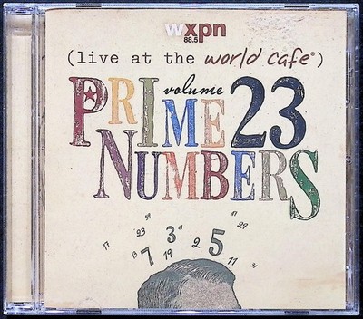 Various Artists CD Prime Numbers Vol 23 Live At World Cafe 2007 Album Rock Beige