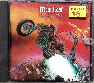 Vintage Meat Loaf CD Bat Out of Hell Epic EK 34974 Made in Japan 1977 Rock