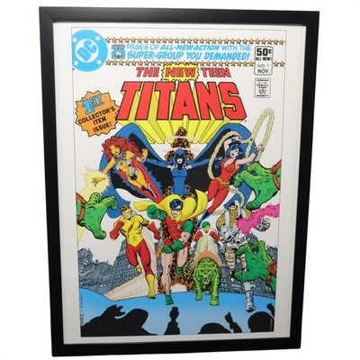 New Teen Titans #1 Framed 12x16 Comic Cover Art by George Pérez | DC Comics