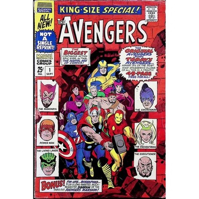 Avengers King-Size Special #1 Marvel Comic Silver Age Key 1st Avengers Annual