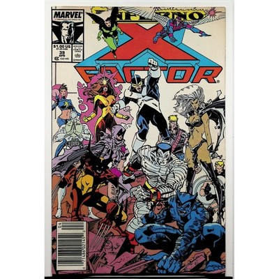 Marvel Comic Book X-Factor #39 Newsstand Inferno X-Men Mr Sinister 1989