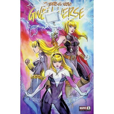 Spider-Gwen Gwen-Verse #1 Marvel Comic Sabine Rich Exclusive Variant Thor