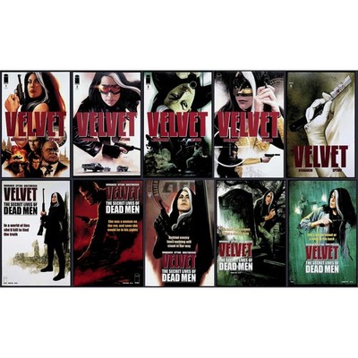 Image Comics Comic Lot Velvet #1-10 Brubaker Epting Spy Noir NM 2013
