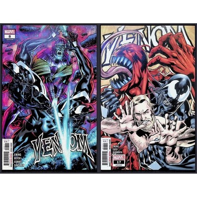 Venom 2X Comic Lot #8 17 1st Warstar Symbiote Suit 1st Cameo Eventuality Marvel