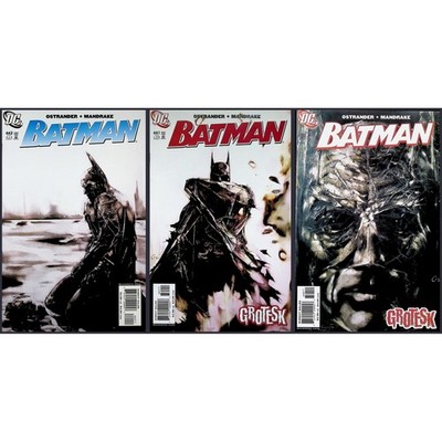 Batman 3X Comic Lot #660 661 662 Grotesk Arc DC