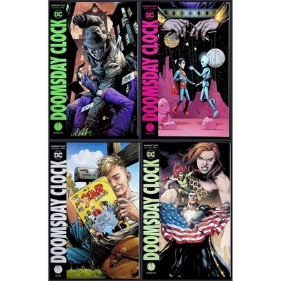 Doomsday Clock 4X Comic Lot #7B 8B 10B 11B Gary Frank Variants Dr. Manhattan DC