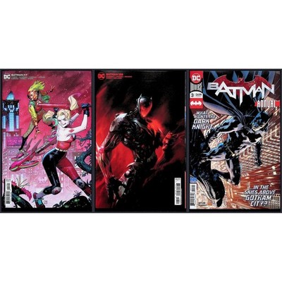 Batman 3X Comic Lot #117 128 Annual 3 1st Cameo The Seer Card Stock DC