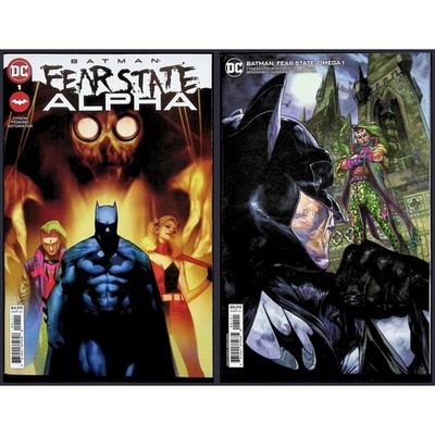 Batman Fear State 2X Comic Lot #1A 1B Alpha Omega Bianchi Variant DC