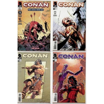 Dark Horse Comic Lot Conan #4 #8 FCBD The Legend 2003-2006 Mixed Lot NM-