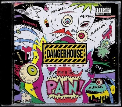 Vintage Various Artists CD Dangerhouse Vol 2 Give Me A Little Pain 1992 Punk