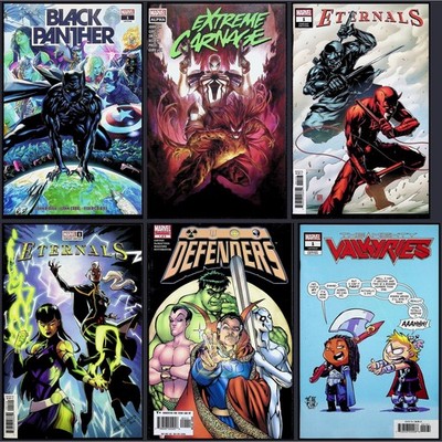 Marvel Comics #1 Variant Lot Black Panther Carnage Eternals Skottie Young