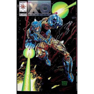 X-O Manowar #0A Signed Joe Quesada Wraparound Chromium Origin Valiant Comic Book