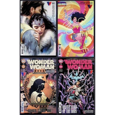Wonder Woman 4X Comic Lot #773 774 775 780 Pride Middleton Moore Variant DC