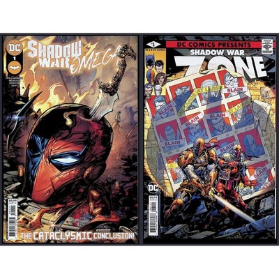 Shadow War 2X Comic Lot #1A 1B X-Men Homage Origin Angel Breaker DC