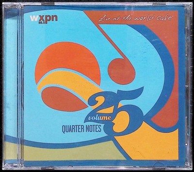 Various Artists CD Live At World Cafe Vol 25 Quarter Notes Album Rock Folk Blue