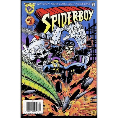 Amalgam Comics Comic Spider-Boy #1 Newsstand 1st App Pete Ross Rare VF