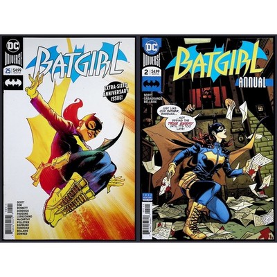 DC Comics Comic Book Lot Batgirl #25 Anniversary Annual 2 DC Universe
