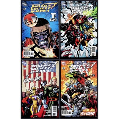 DC Comic Lot Justice Society of America #37-40 JSA 2010 Jesus Merino Art