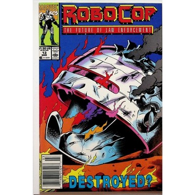 Marvel Comic Book RoboCop The Future of Law Enforcement Issue #13 Newsstand