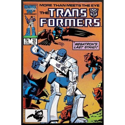 Marvel Comic Book #25 Transformers Megatron's Last Stand 1st App Predacons