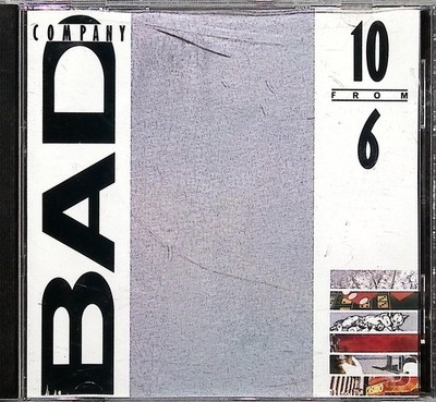 Bad Company CD 10 From 6 Hits Compilation Rock 1985 Atlantic 81625-2