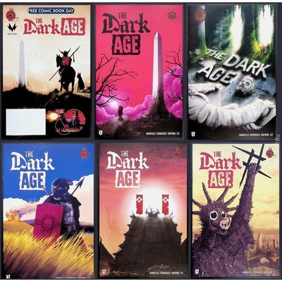Red 5 Comics Comic Lot The Dark Age #FCBD 1 2 3 4 5 Dystopian Sci-Fi