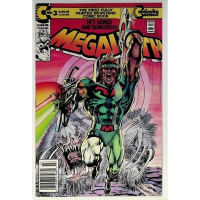 Continuity Comics Comic Megalith #3 Vintage 1989 Painted Newsstand Variant