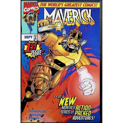 Maverick #1 Newsstand 1997 Marvel Comics 1st Solo Series Jim Cheung Art VF/NM
