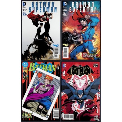 Batman Superman 4X Comic Lot #13 16 472 1 Beware The Batman DC Catwoman Cartoon